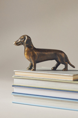 Dachshund Bronze Metal Decorative Object