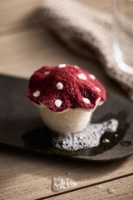 Mushroom Felted Soap