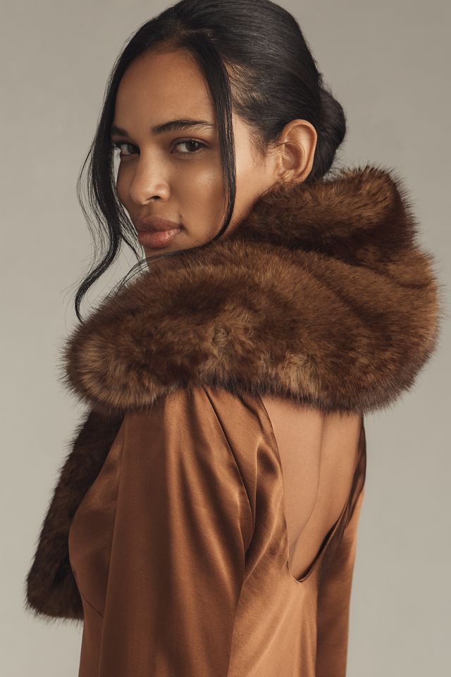 APPARIS Rowen Faux-Fur Scarf | Anthropologie