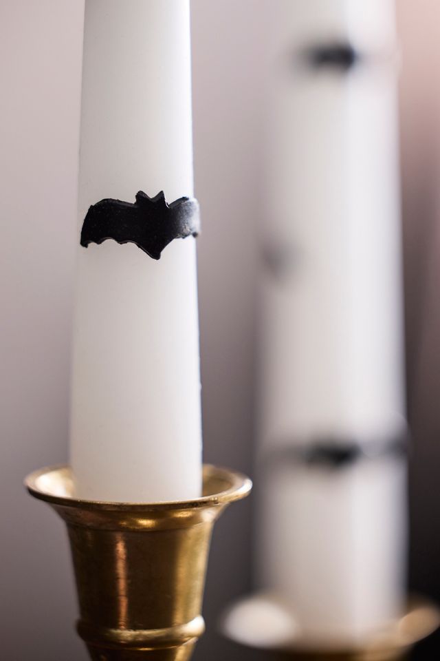 Bat Taper Candles, Set of 2 #1