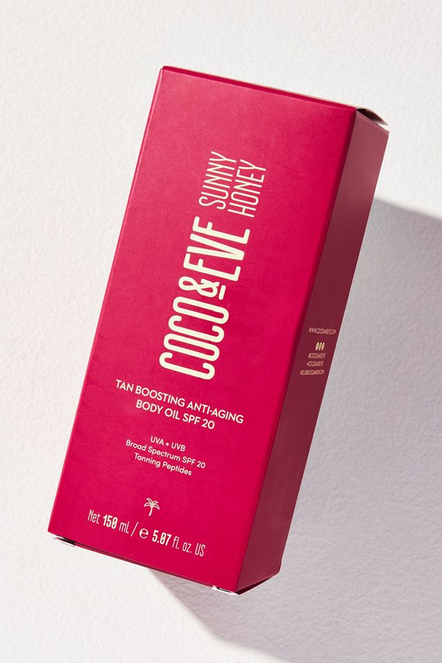 Coco & Eve Sunny Honey Tan Boosting Anti-Aging Body Oil SPF 20 #1