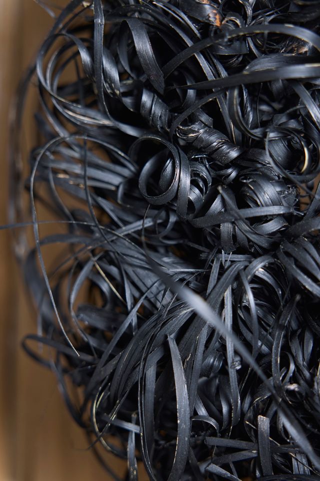 Dried Black Tiririca Wreath #1