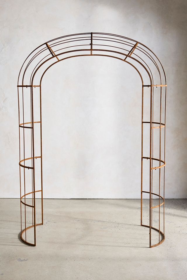Aged Steel Garden Arch #3