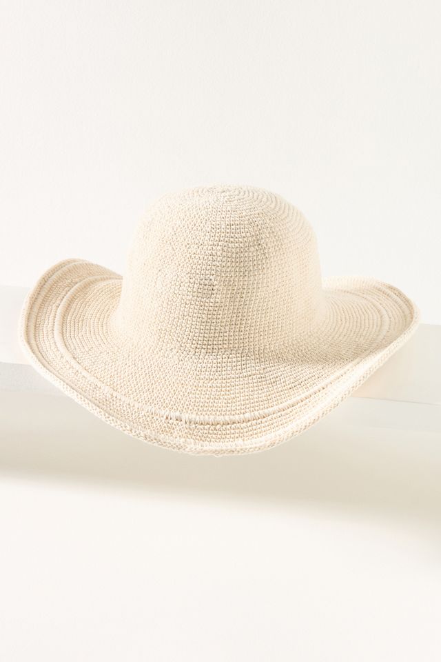 New Anthropologie Suede Crochet Bucket Hat Wyeth Solea Crochet Bucket Hat | Anthropologie main image 2
