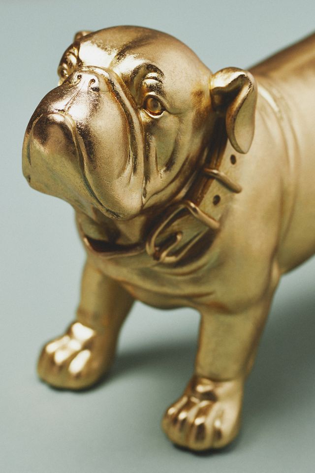 Gold Bulldog Decorative Object #1