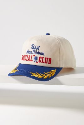Shop American Needle Pbr Social Club Baseball Cap In White