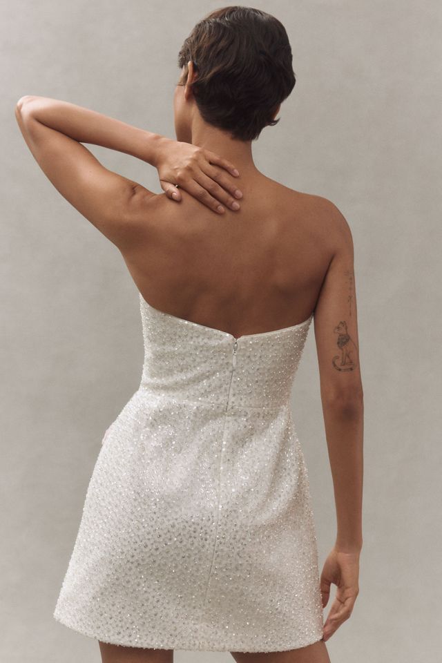 Helsi Frida Rosette Strapless Mini Dress #1