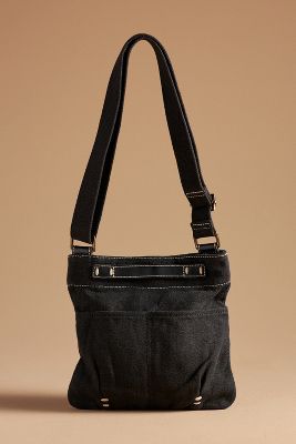 Shop 49 Square Miles Small Washed Canvas Crossbody Bag In Grey