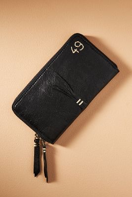 Shop 49 Square Miles Clingy Leather Wallet In Black