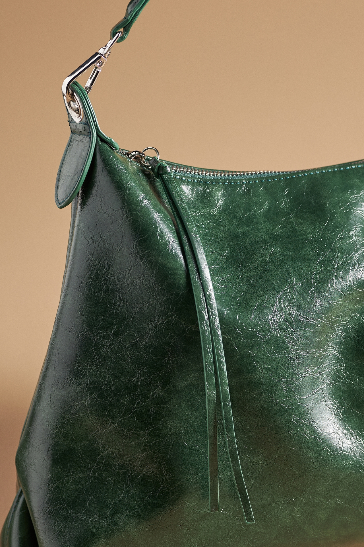 Melie Bianco Waxed East West Bag