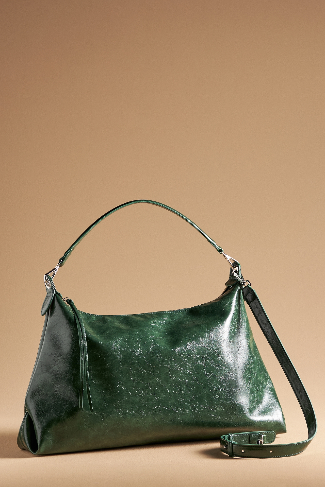 Melie Bianco Waxed East West Bag