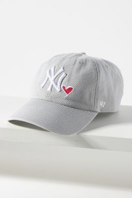 Shop 47 Yankees Icon Heart Baseball Cap In Grey