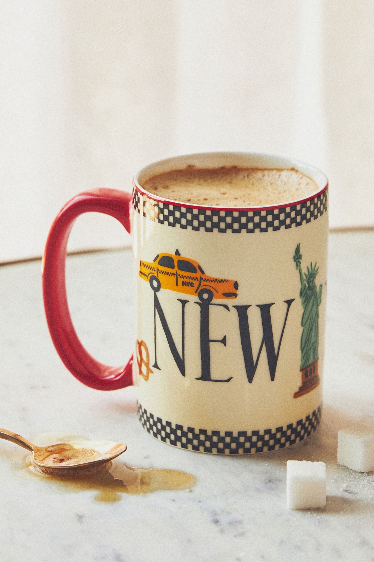 Rifle Paper Co. Stoneware NYC Mug - Red, One Size