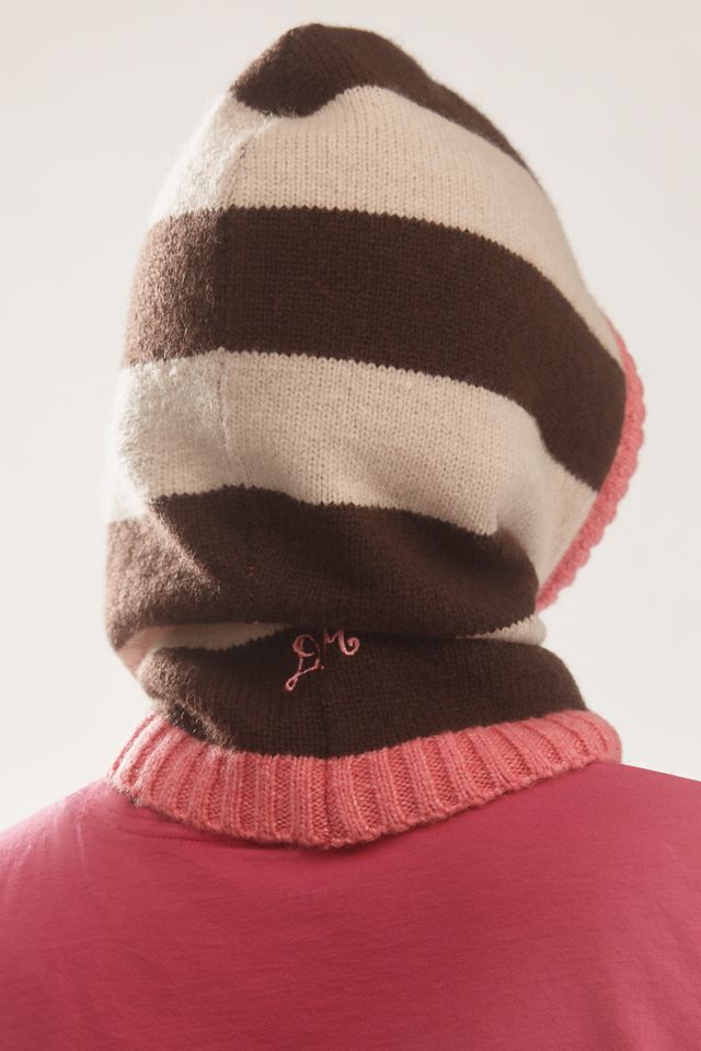 Damson Madder Striped Balaclava #1