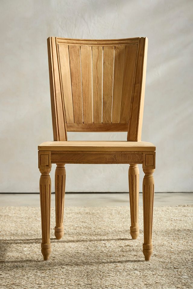 Palladio Square Back Reclaimed Teak Side Chairs, Set of 2 #3