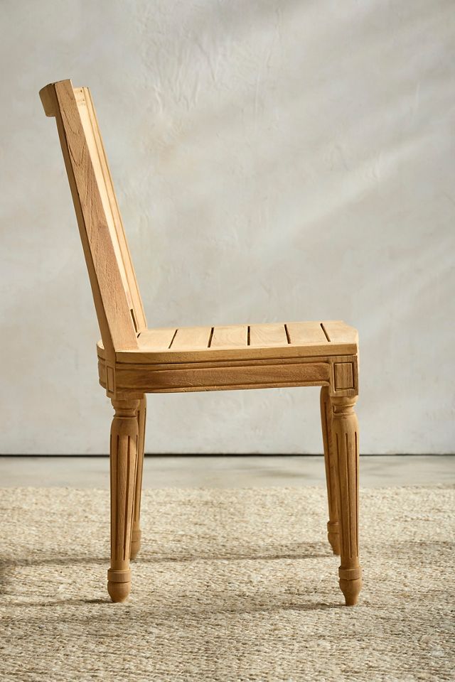 Palladio Square Back Reclaimed Teak Side Chairs, Set of 2 #5