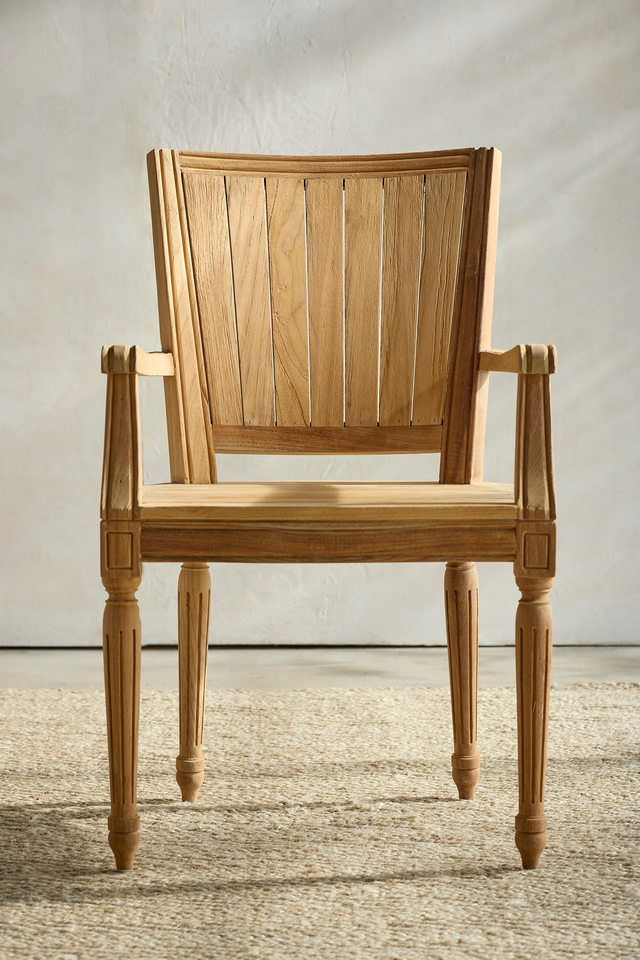 Palladio Square Back Reclaimed Teak Armchair