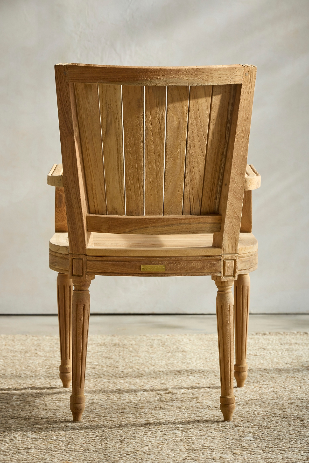 Palladio Square Back Reclaimed Teak Armchair