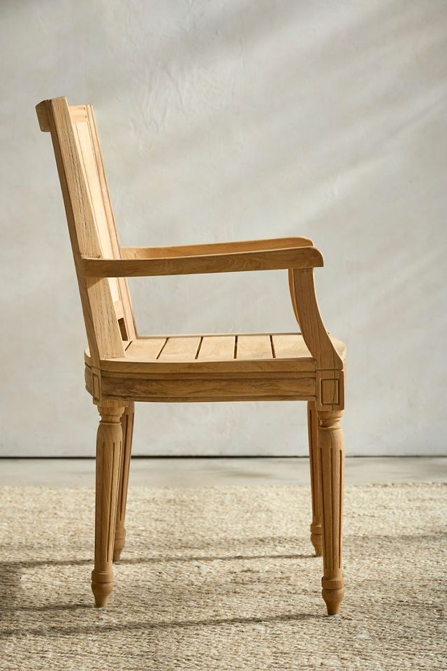 Palladio Square Back Reclaimed Teak Armchair #4