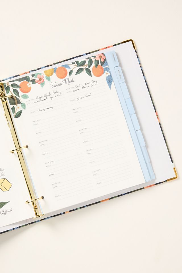 Rifle Paper Co. Recipe Binder #1