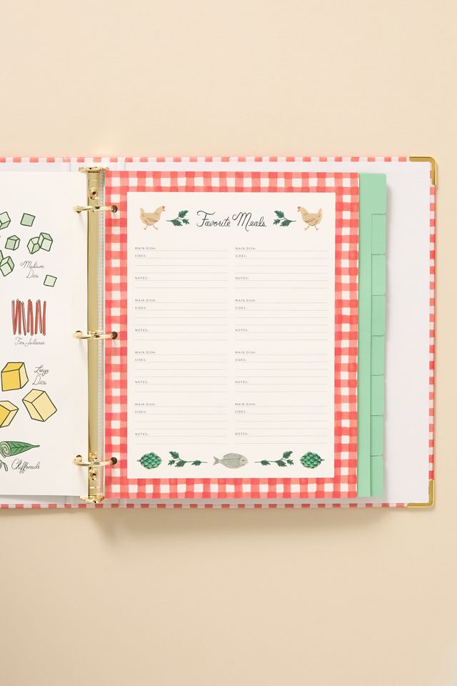Rifle Paper Co. Cherry Recipe Binder