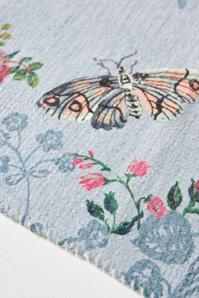 Nathalie Lete Marais Butterfly Bath Mat #1