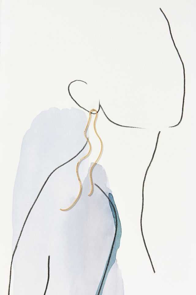Saskia Diez Fine Fringe Earrings #2