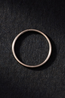 Saskia Diez Mini Wire Earring In White