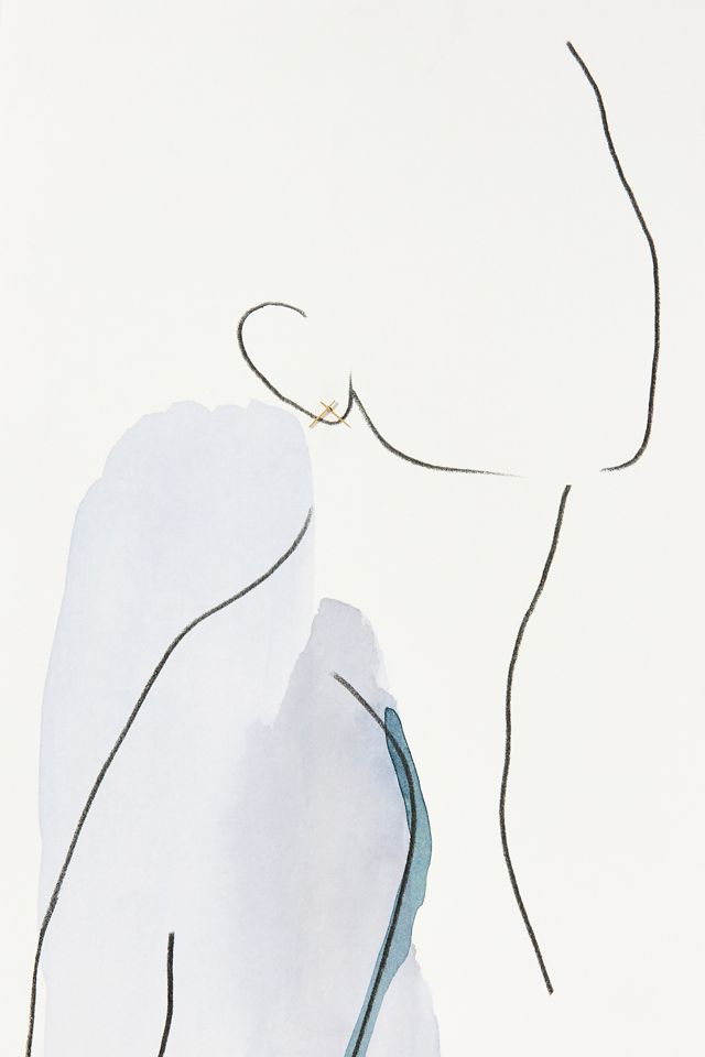 Saskia Diez Big Wire Cross Earrings #2
