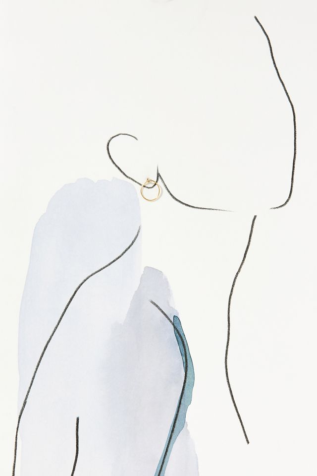 Saskia Diez Wire Hoop Earrings #2
