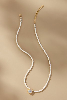 Kozakh Rosario Spinel Necklace In White
