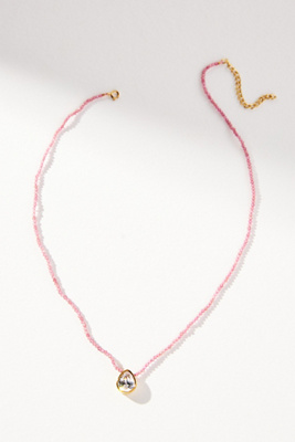Kozakh Rosario Spinel Necklace In Pink
