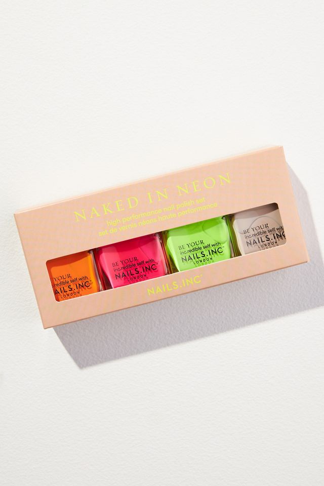 Nails.INC Naked In Neon 4-Piece Nail Polish Set #1