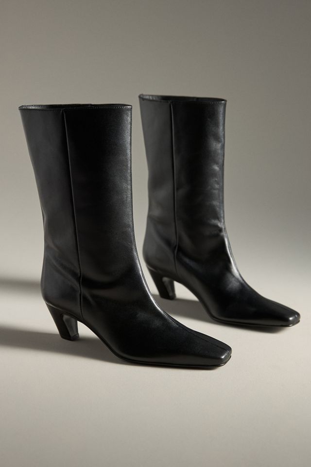 Maeve Tall Square-Toe Boots #1