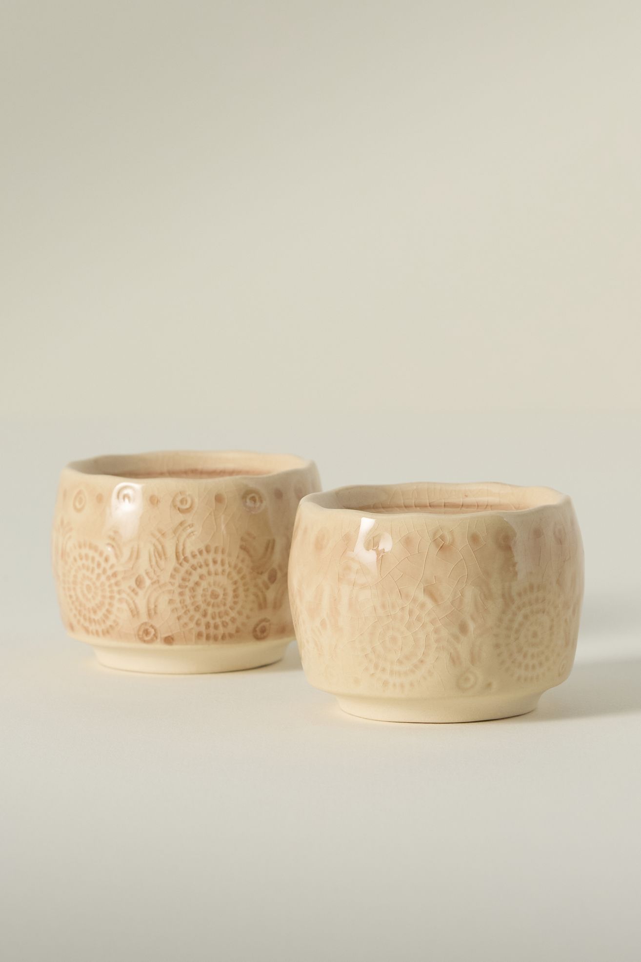 Old Havana Salt & Pepper Shakers - Sand, Set Of 2