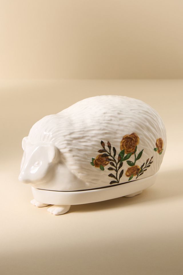 Nathalie Lete Marais Hedgehog Butter Dish #1