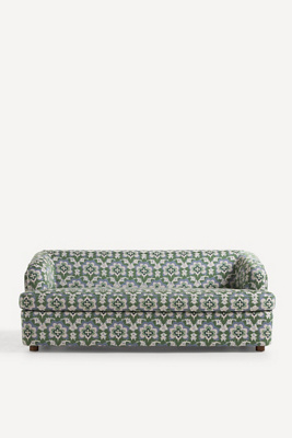 Anthropologie Astrea Jacquard Woven Athena Sleeper Sofa