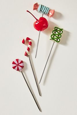 Shop By Anthropologie Bon-bon Cocktail Picks, Set Of 4