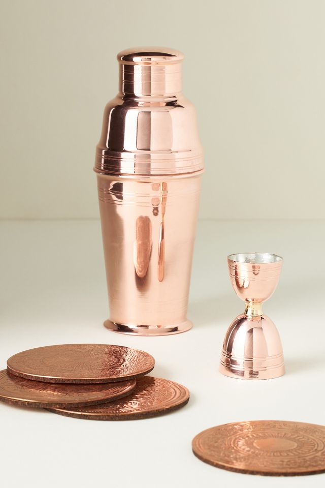 Coppermill Kitchen Vintage Inspired Copper Coasters, Set of 4 #2