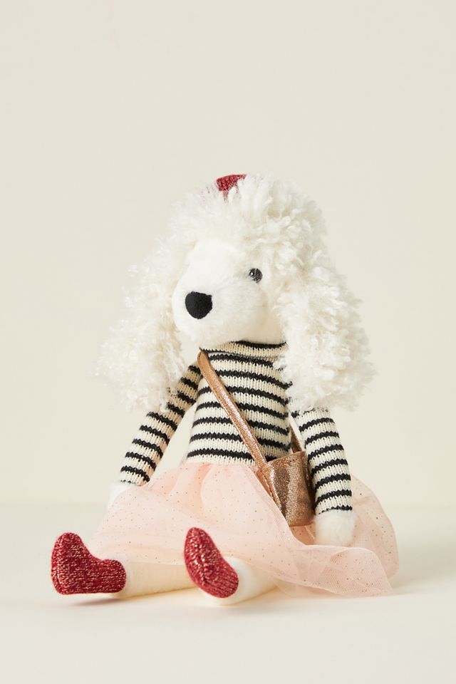 Paris Poodle Plush Toy | AnthroLiving