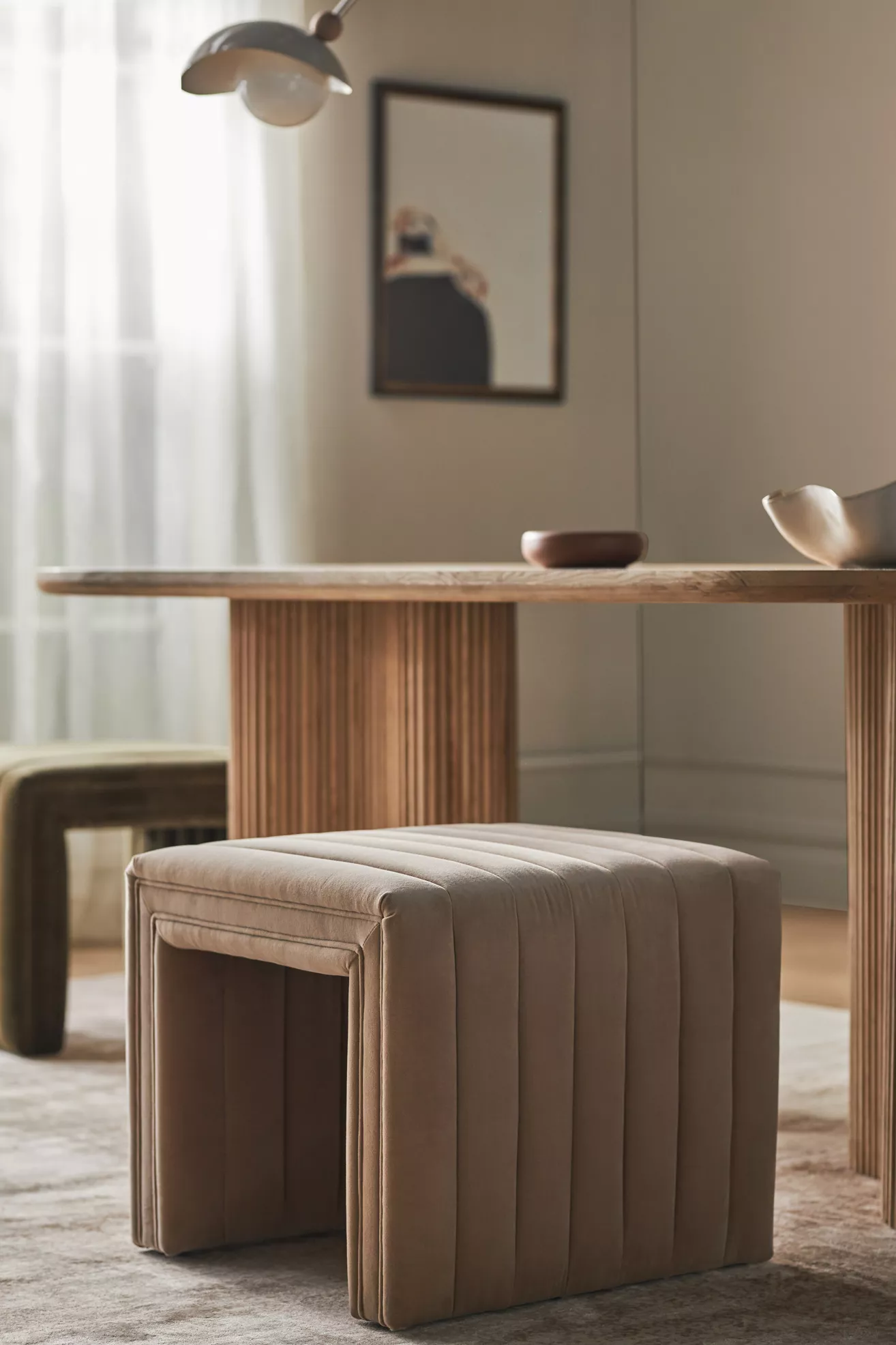 Alexander Velvet Ottoman - thumbnail 10