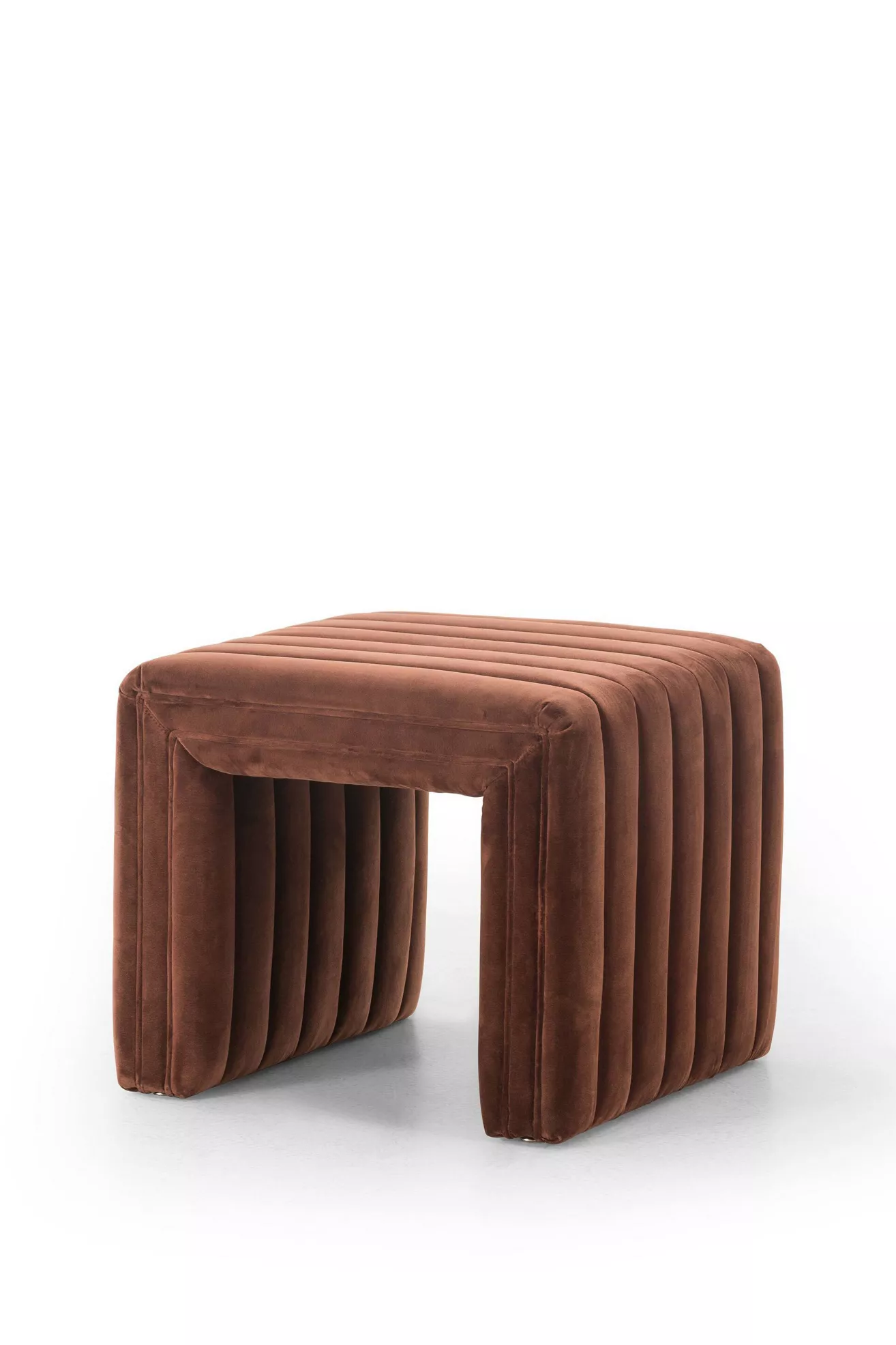 Alexander Velvet Ottoman - thumbnail 5