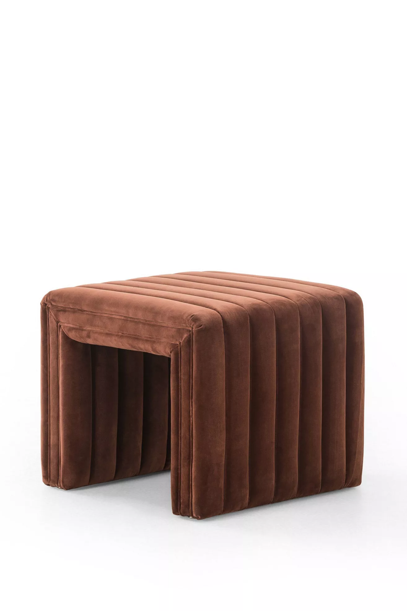 Alexander Velvet Ottoman - thumbnail 6