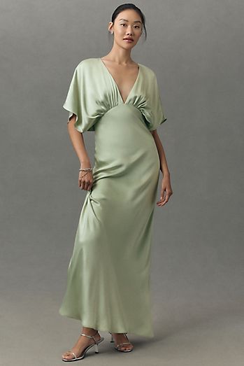 halter style bridesmaid dresses Halter Neck Satin Bridesmaid Dress