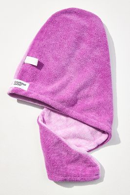 Contour Cube Head Towel In Purple