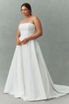 Jenny by Jenny Yoo Brynn Strapless A-Line Taffeta Wedding Gown