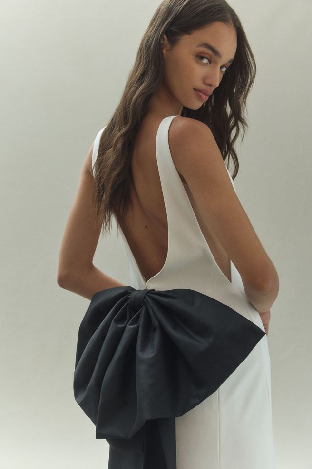 Madeleine Fig Darena Bow Sash #1