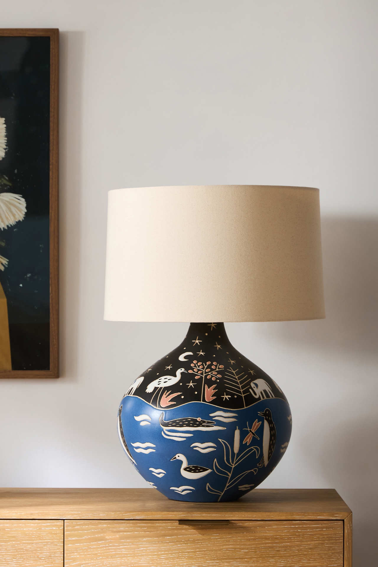 Night Lake Table Lamp