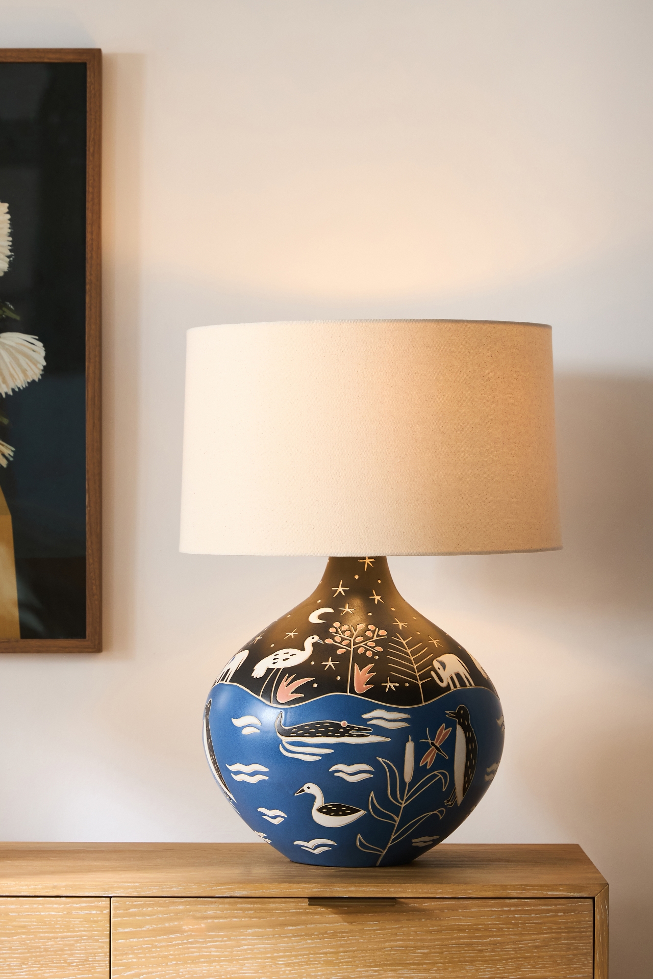 Night Lake Table Lamp