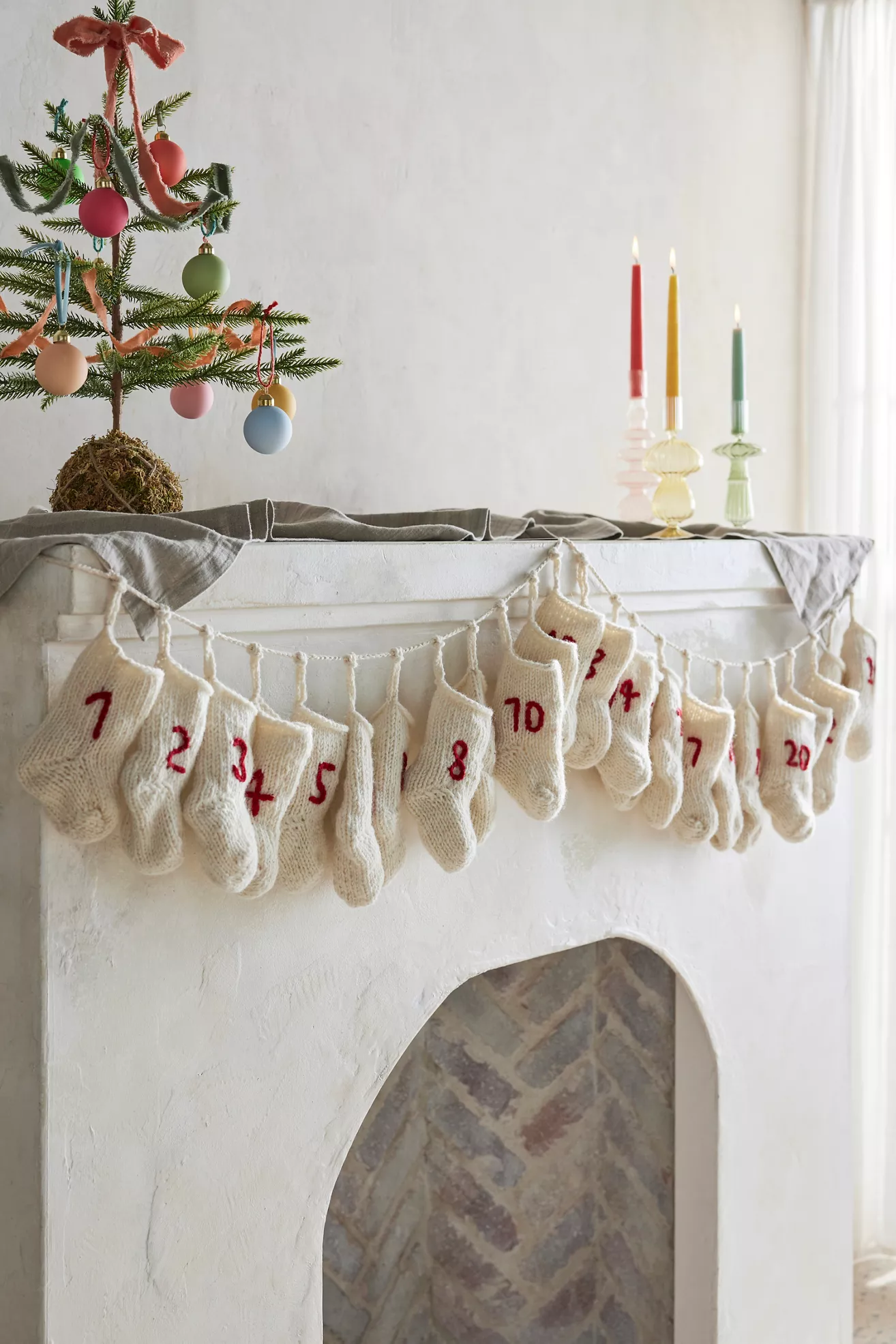 Terrain Advent Stocking Garland